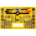 Набор метчиков и плашек STAYER &quot;MASTER&quot;, плашки 17шт, метчики 17шт, метчикодерж. 2шт, плашкодерж. 1шт, резьбомер 1шт, отвертка 1шт, 40 предметов 2805-H40_z01 купить в Уфе