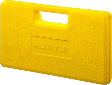 Набор метчиков и плашек STAYER &quot;MASTER&quot;, плашки 17шт, метчики 17шт, метчикодерж. 2шт, плашкодерж. 1шт, резьбомер 1шт, отвертка 1шт, 40 предметов 2805-H40_z01 купить в Уфе