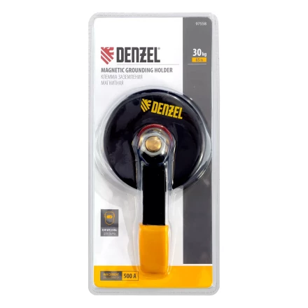 Клемма заземления магнитная для сварочных работ 65 LB Denzel 97558 купить в Уфе