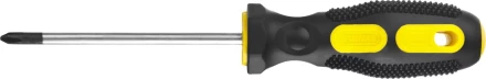 Отвертка STAYER &quot;MASTER&quot;, двухкомпонентная рукоятка, магнитный наконечник, PH1x100мм 2510-1-10_z01 купить в Уфе