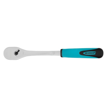 Ключ-трещотка 1/2&quot; Gross 14055, CrV, 90 зубьев, усиленный, хром купить в Уфе