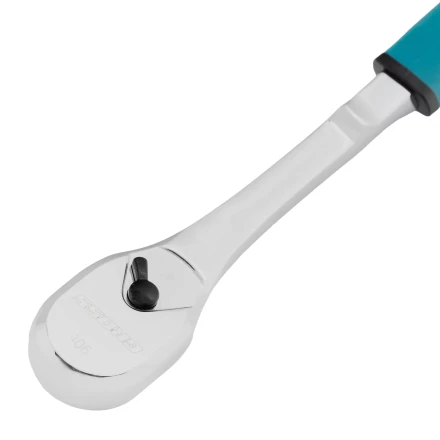 Ключ-трещотка 1/2&quot; Gross 14055, CrV, 90 зубьев, усиленный, хром купить в Уфе