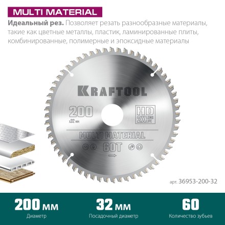 Диск пильный Multi Material, повышенный ресурс 36953-200-32 купить в Уфе