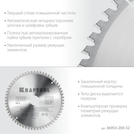 Диск пильный Multi Material, повышенный ресурс 36953-200-32 купить в Уфе
