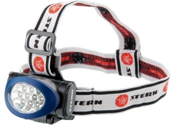 Фонарь наголовный, светодиодный. 3 режима, 10Led, 3хААА, Stern 90562 купить в Уфе