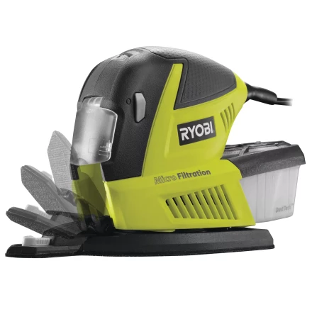 Ryobi Универсальная шлифмашина 180W  30x шлифлистов RMS180-SA30 купить в Уфе