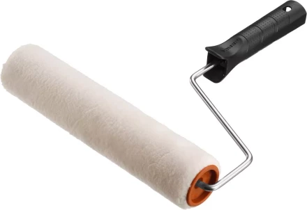 Валик малярный ЗУБР "ОПТИМА - ВЕЛЮР" в сборе, ворс 4мм, бюгель 6мм, 40х240мм 03547-24 купить в Уфе