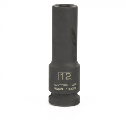 Головка ударная удлиненная шестигранная 12 мм 1/2&quot; CrMo Stels 13936 купить в Уфе