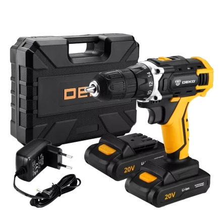 Дрель аккумуляторная DEKO DKCD20FU-Li SET3, 063-4172 купить в Уфе