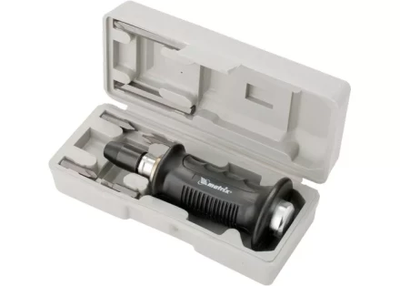 Отвертка ударно-поворотная 1/2&quot;, набор бит, 6 шт., черная ручка ПРОФИ, в пласт. боксе MATRIX 11561 купить в Уфе