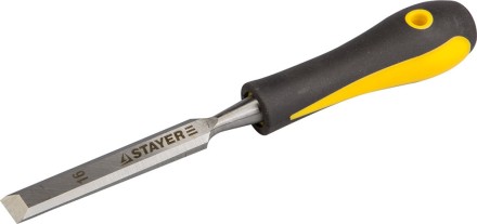 Стамеска с двухкомпонентной ручкой, 16мм, STAYER Profi 18205-16 купить в Уфе