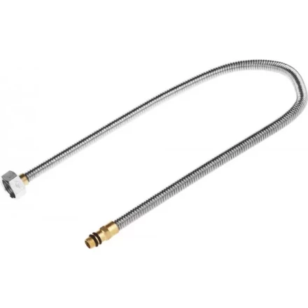 Подводка ЗУБР "ЭКСПЕРТ" сильфонная из нержавеющей стали, для смесителя, укороченная, г/ш (гайка-штуцер), 1/2", 0,6м 51012-060 купить в Уфе