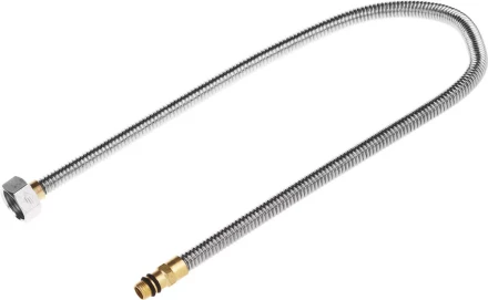 Подводка ЗУБР "ЭКСПЕРТ" сильфонная из нержавеющей стали, для смесителя, укороченная, г/ш (гайка-штуцер), 1/2", 0,6м 51012-060 купить в Уфе