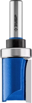 ЗУБР 28.6 x 38 мм, хвостовик 12 мм, фреза пазовая прямая с верхним подшипником, Профессионал (28756-28.6-38-12) купить в Уфе