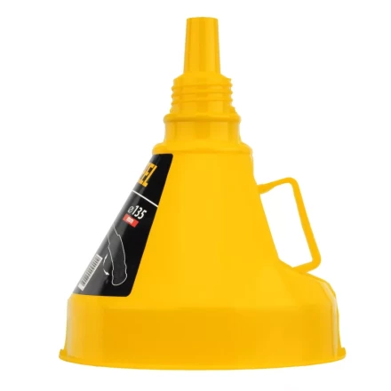 Воронка пластиковая 135 мм с металлическим ситом и гибким наконечником Denzel 537209 купить в Уфе