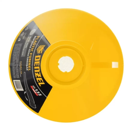 Воронка пластиковая 135 мм с металлическим ситом и гибким наконечником Denzel 537209 купить в Уфе