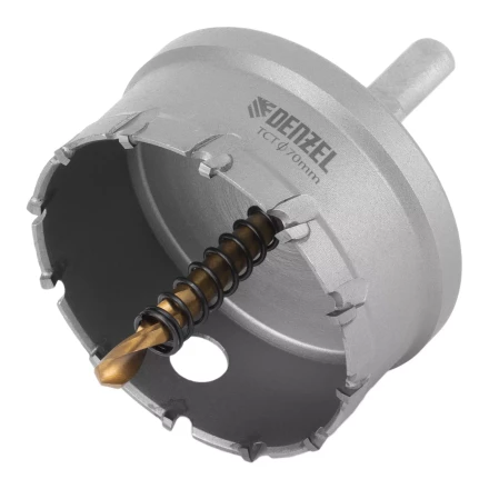 Коронка по металлу твердосплавная, 70 мм Denzel 724020 купить в Уфе