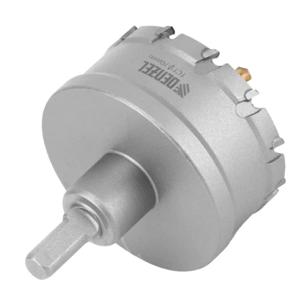 Коронка по металлу твердосплавная, 70 мм Denzel 724020 купить в Уфе