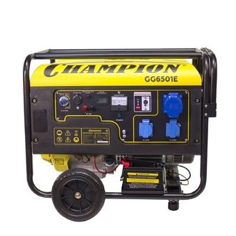 Генератор бензиновый CHAMPION GG6501E + ATS купить в Уфе