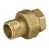 Соединитель GENERAL FITTINGS прямой с накидной гайкой, латунь, г/ш, 1/2&quot; 51037-G/S-1/2 купить в Уфе