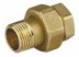 Соединитель GENERAL FITTINGS прямой с накидной гайкой, латунь, г/ш, 1/2&quot; 51037-G/S-1/2 купить в Уфе