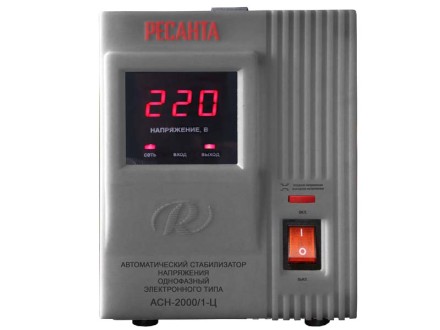 Стабилизатор напряжения РЕСАНТА АСН-2000/1-Ц купить в Уфе