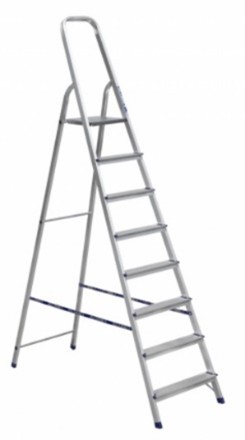 Стремянка алюминиевая односторонняя TOR SL8 1006536 купить в Уфе