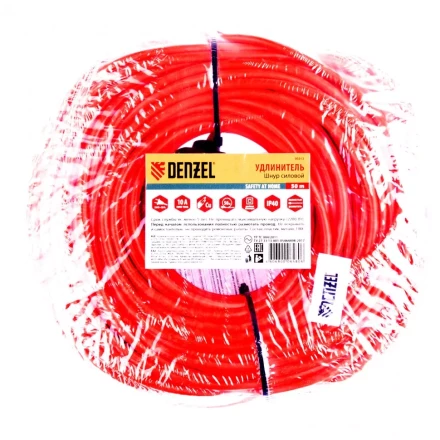 Удлинитель-шнур силовой 50 м 1 розетка 10 A серия УХ10 Denzel 95913 купить в Уфе