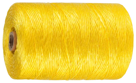 Шпагат ЗУБР d 1,8 мм 60 м 1200 текс 50 кгс желтый полипропиленовый шпагат 50037-060 купить в Уфе