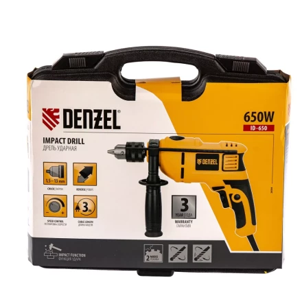 Дрель ударная ID-650 Denzel 26304 купить в Уфе