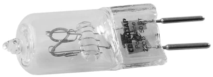 Лампа галогенная СВЕТОЗАР капсульная, прозрачное стекло, цоколь GY6.35, диаметр 13мм, 75Вт, 220В SV-44887-T купить в Уфе