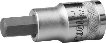 Торцовая бита-головка KRAFTOOL &quot;INDUSTRIE QUALITAT&quot;, материал S2, HEX, сатинированная, 1/2&quot;, H10 27908-10_z01 купить в Уфе