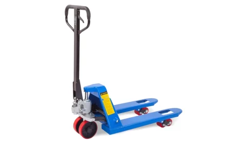 Тележка гидравлическая узковильная 2500 кг 800x450 мм полиуретановые колеса TOR RHP 1005893 купить в Уфе