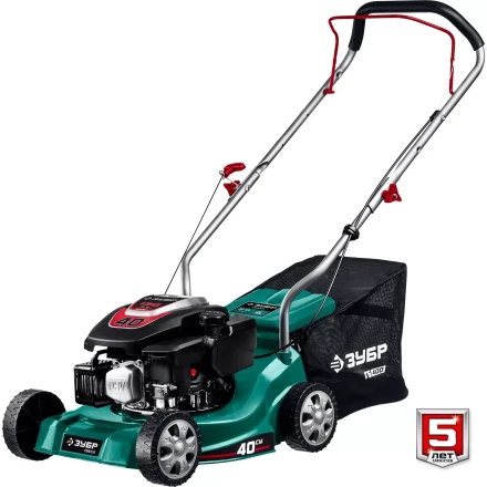 ЗУБР 400 мм, 3.5 л.с., бензиновая газонокосилка (ГБ-400) купить в Уфе