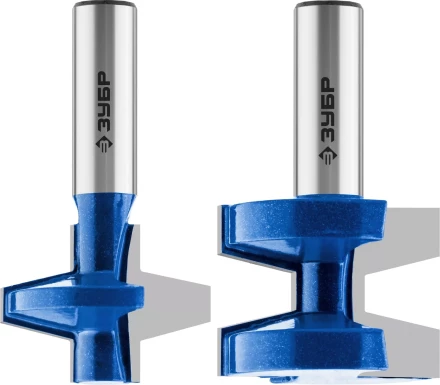 ЗУБР 38.1 x 28.6 мм, хвостовик 12 мм, набор фрез пазо-шиповых, Профессионал (28731-38.1-H2) купить в Уфе