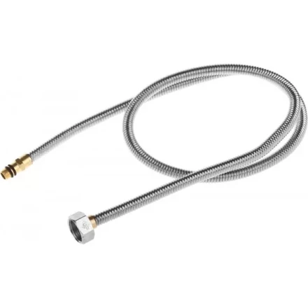 Подводка ЗУБР &quot;ЭКСПЕРТ&quot; сильфонная из нержавеющей стали, для смесителя, укороченная, г/ш (гайка-штуцер), 1/2&quot;, 1,0м 51012-100 купить в Уфе