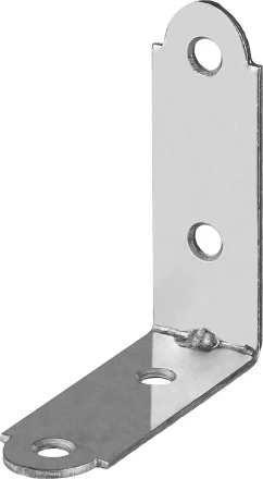 ЗУБР УМ-1.5, 40 x 40 x 17 x 1.5 мм, белый цинк, узкий мебельный уголок (31032-40) купить в Уфе