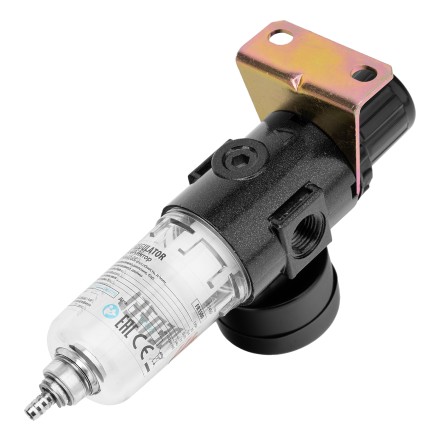 Фильтр-регулятор Denzel FR1500, 10 бар, 1500 л/мин, 1/4&quot;, 57459 купить в Уфе