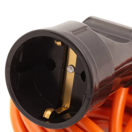 Удлинитель-шнур силовой Сибртех 20 м, 6А, тип УХз6, ПВС, 1 розетка без заземления 95812 купить в Уфе