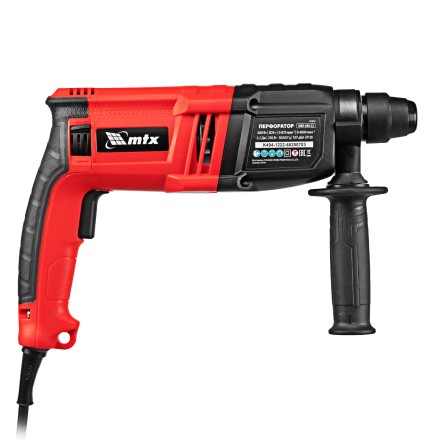 Перфоратор электрический MTX MRH-600-22, SDS-Plus, 600 Вт, 2,2 Дж, 3+1 режима 26682 купить в Уфе