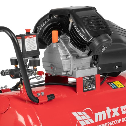 Компрессор воздушный MTX КК-2200/100, 2,2 кВт, 350 л/мин, 100 л, прямой привод, масляный купить в Уфе