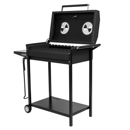 Мангал сварной на колесах Camping Palisad 69686, 662 х 390 х 152/805 мм, сталь 2 мм, кочерга в комплекте, купить в Уфе