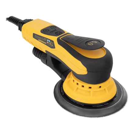 Машина шлифовальная орбитальная бесщет Denzel OS-150-BL 27606, 350 Вт, 4000-10000 об/мин купить в Уфе