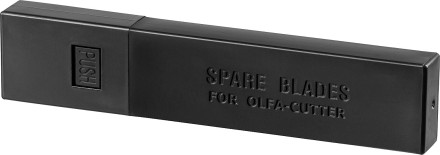 Лезвие OLFA BLACK MAX сегментированное, 18х100х0,5мм, 10шт OL-LBB-10B купить в Уфе