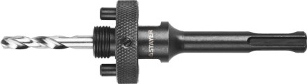Державка STAYER &quot;PROFESSIONAL&quot; с пружинным фиксатором для коронок 32-200мм, быстросъёмная, хвостовиком SDS+ 29552 купить в Уфе