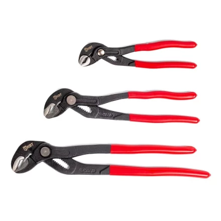 Набор переставных клещей КВТ НПК-03 с кнопочной фиксацией (85285) купить в Уфе