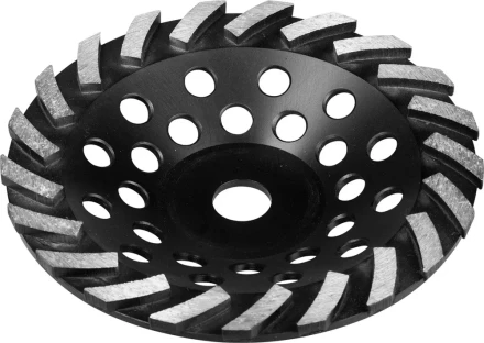 Чашка ЗУБР ТУРБО алмазная сегментная, высота 22,2мм, 180мм 33370-180 купить в Уфе