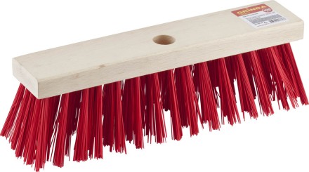 Щетка GRINDA &quot;EURO&quot; уличная без ручки, буковая колодка, жесткая щетина, 30см 39192-30 купить в Уфе
