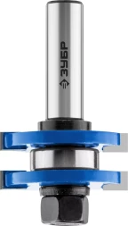 ЗУБР 41 x 19 мм, хвостовик 12 мм, фреза комбинированная пазо-шиповая, Профессионал (28732-41)