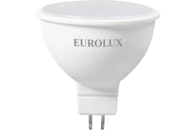 Лампа светодиодная EUROLUX LL-E-MR16-7W-230-4K-GU5.3 76/2/24